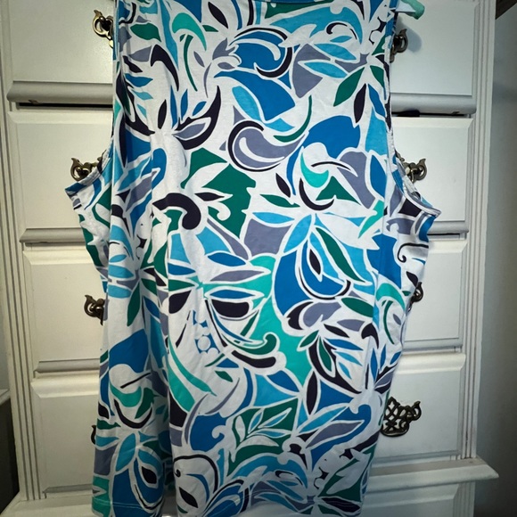 NWOT Croft & Barrow Sleeveless Top, XL - Picture 2 of 5